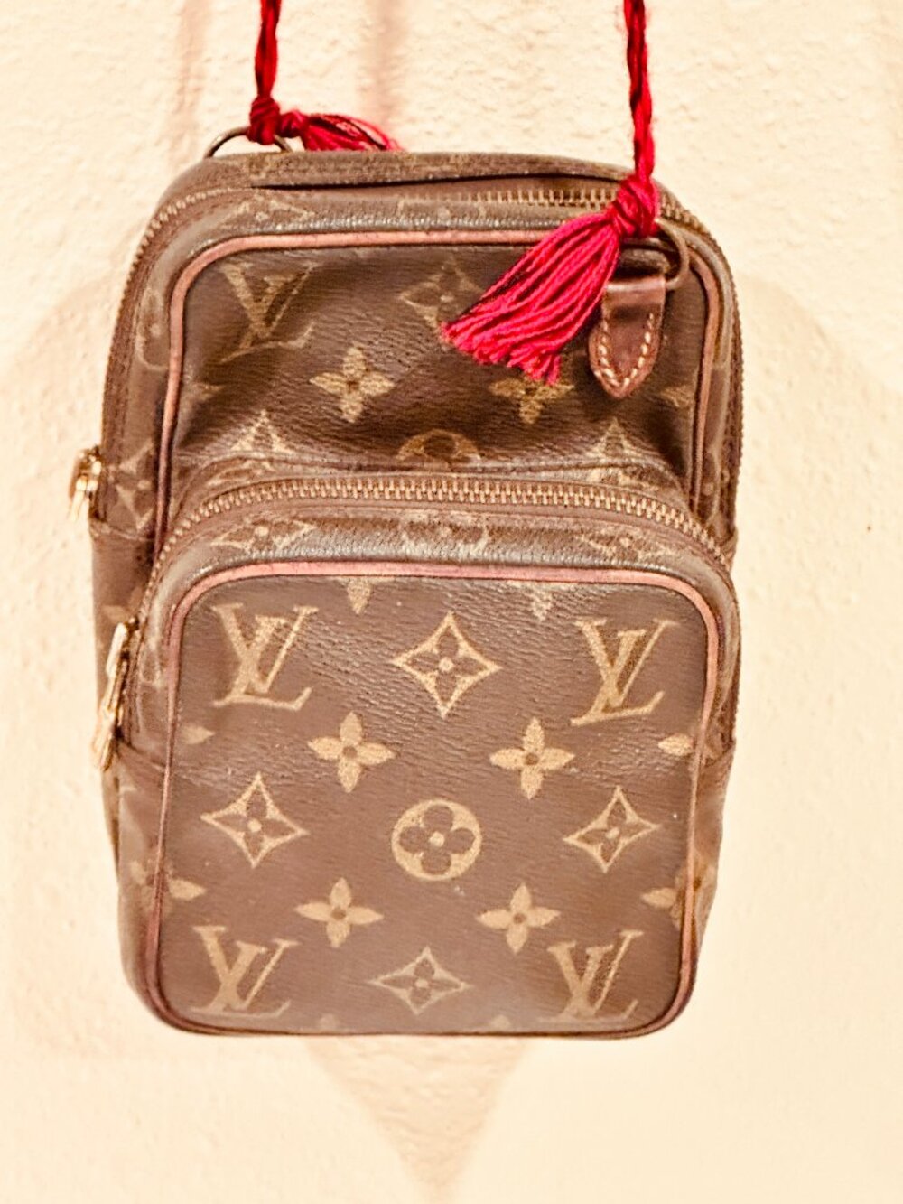 Louis Vuitton Monogram Amazone Crossbody Vintage Custom Strap